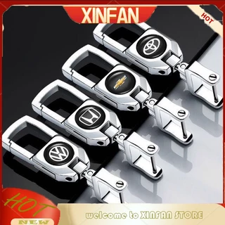 Móc chìa khóa kim loại ô tô xinfan có thể xoay 360 ° Universal key chain anti-lost lock chain một loạt các mô hình tùy chọn