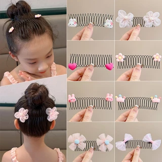 cho bé gái Gửi cột tóc cute Kiểu Hoạt Hình Đáng Yêu Cho Bé Gái bờm tóc cute Pull Pull Comb băng đô cài tóc kim loại