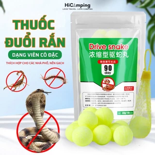 Thuốc Đuổi Rắn Drive Snake - Dạng Viên Cô Đặc - Màu Vàng - Màu Đỏ