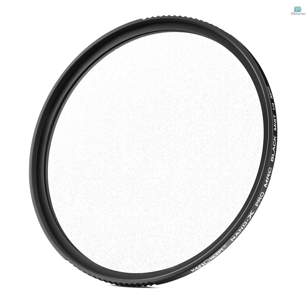 K&F CONCEPT Soft Focus Filter Diffusion Filters Black Mist 1/4 Waterproof Scratch-Resistant for DSLR camera Lens, 82mm Diameter