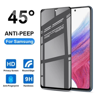 Miếng dán cường lực chống nhìn trộm toàn màn hình dành cho Samsung Galaxy A02 A02s A03 A03s A04 A04E A04s A10 A10s A11 A12 A14 A20 A20s A21s A22 A30 A30s A31 A32 A42 A50 A50s A51 A52 A52s A54 A70 A70s A71 A72