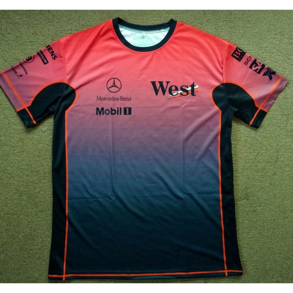 2026 Mới Nhất F1 Racing Suit + Mercedes AMG Petronas Team F1 Jersey + Áo thun ngắn tay mùa hè Unisex
