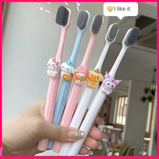 Bàn Chải Đánh Răng Lông Mềm Hình Sanrio Dễ Thương Cho Gia Đình