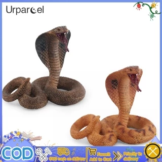 Mô hình bò sát URPARCEL rắn hoang dã sống động như thật dùng trang trí/ làm quà tặng