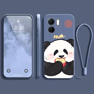 Ốp lưng  xiaomi Redmi A1 2022 4G A2 10 4G 2022 12C 4G 11A POCO X3 POCO X3 PRO POCO X3 GT POCO X4 PRO 5G POCO X4 GT 5G Ốp Điện Thoại Mềm Hình Gấu Trúc May Mắn  dẻo màu chống bẩn