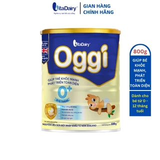 Sữa bột OGGI 0+ lon 800g vitadry