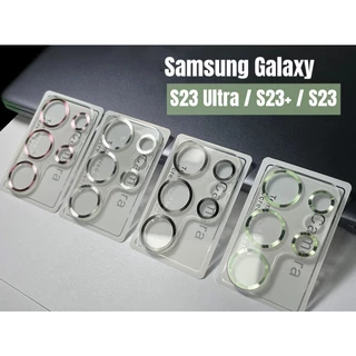 Kính Cường Lực Bảo Vệ Camera Cho Samsung Galaxy S23 Ultra S23U Transparent S23+ S23 Plus