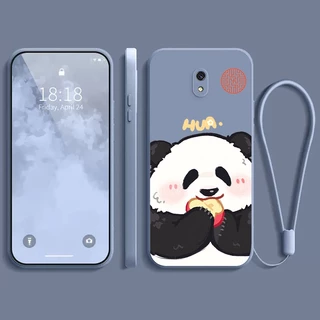 ốp lưng xiaomi redmi 8A Ốp điện thoại dẻo Gấu trúc mắn 