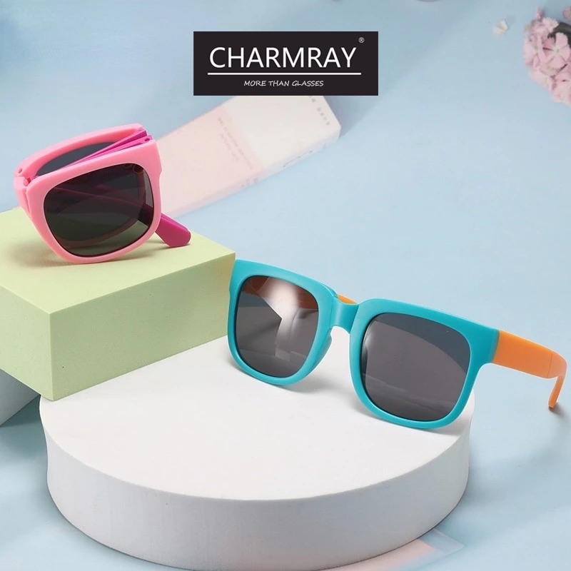 Kính mát CHARMRAY silicone chống tia UV cho bé