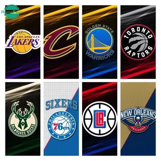 Bộ Tranh Đính Đá 5D Tự Làm Hình Logo Đội Bóng Rổ NBA 30x50cm / 40x60cm