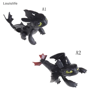 Louislife action figures night fury toothless pvc dragon children brinquedos kids toys wsd