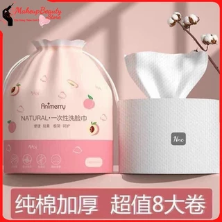 KHĂN LAU MẶT DÙNG 1 LẦN 100% BÔNG TỰ NHIÊN - CUỘN KHĂN GIẤY LAU MẶT ĐA NĂNG MS 267 [ MakeupBeauty.Store]