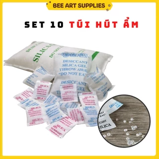 Set 10 gói hút ẩm loại 1g dùng bảo quản tranh hoặc giấy