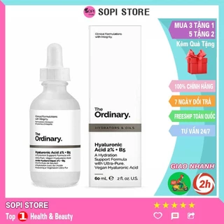 Tinh chất cấp ẩm hồi phục da The Ordinary Hyaluronic Acid 2% + B5 30ml ngừa mụn và làm sáng da