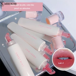 Son bóng Miss Rose Sweetmint Bubble Bear nước gương phong cách Hàn Quốc cho học sinh