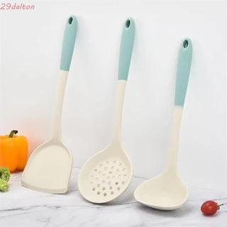 Dalton Bộ 4 Dụng Cụ Nấu Ăn Bằng silicone Không Dính Chịu Nhiệt Màu Trắng Xanh Dương