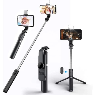 Gậy chụp ảnh, selfie có bluetooth 3 chân đa năng có đèn led chụp hình, giá đỡ điện thoại livestream