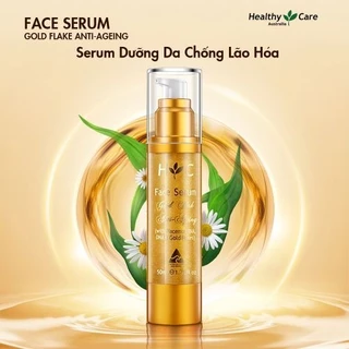 Serum dưỡng da chống lão hóa Healthy Care tinh thể vàng và nhau thai cừu săn chắc da chai 50ml beautimax