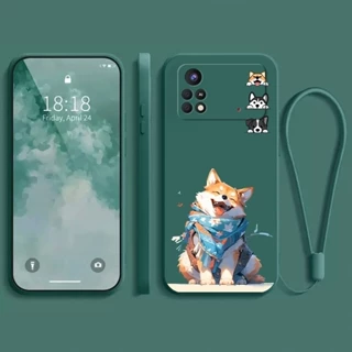 Ốp lưng xiaomi POCO X4 pro 5g Ốp Điện Thoại Dẻo Họa Tiết Chú Chó  Dễ Thương Chống Sốc cute dễ thương