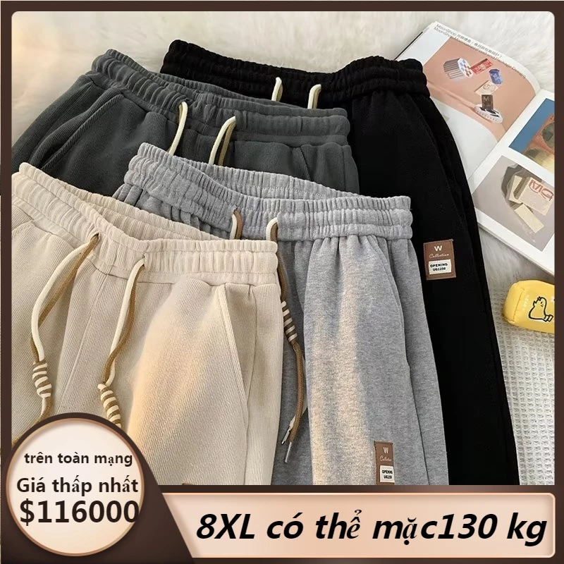 [có size 40 kg___130 kg] Size 8XL Quần ống rộng Phong Cách retro Nhật Bản Mới Cho Nam