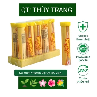 Viên Sủi MULTIVITAMIN Đại Uy Tub 20 viên- Tăng cường sức đề kháng, giải độc cơ thể..