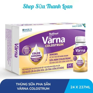 [HSD T5-2025] Thùng 24 Chai Sữa Non Colostrum Varna Pha Sẵn 237ml - Tăng Cường Đề Kháng.