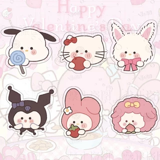 Ghim Cài Áo Bằng acrylic Hình Giai Điệu Hoạt Hình sanrio peripheral Dễ Thương