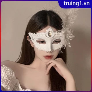 Mặt nạ hóa trang 12 loại Halloween Aldult Vũ hội Công chúa Đảng Hoa & lông vũ Lễ hội Thời trang Lễ hội Trang phục Người phụ nữ Accessorie Truing1