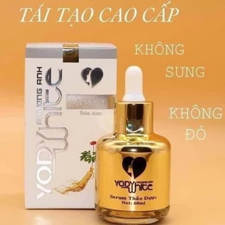 [Yody White] Serum thảo dược tái tạo không sưng Yody White Phương Anh 60ml chính hãng cào mã