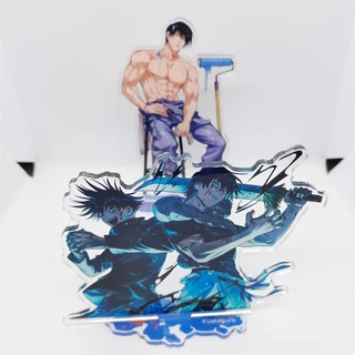 Mô hình Standee Anime Jujutsu Kaisen Fushiguro Toji Megumi nhựa Acrylic hai mặt, in hình các nhân vật dễ thương