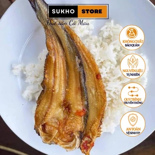 Khô cá ngát, xẻ siêu thịt vị vừa ăn ngọt thịt dày dai béo túi hút chân không 500g - Sukho Store