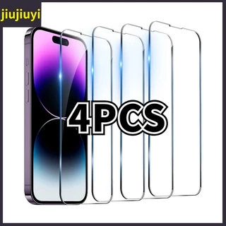 Set 4 Kính Cường Lực Bảo Vệ Màn Hình Điện Thoại iphone 14 13 15 12 11 pro max 7 8plus x xr xs max