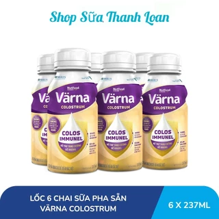 [HSD T5-2025] Lốc 6 Chai Sữa Non Colostrum Varna Pha Sẵn 237ml - Tăng Cường Đề Kháng.