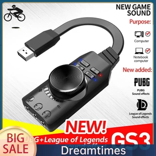 Thẻ Chuyển Đổi Âm Thanh usb 3.5mm gs3 7.1 Cho pc dreamtimes1.vn