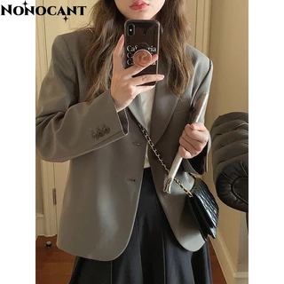 Áo vest nữ blazer thời trang chic thanh lịch thường ngày WXW2391BCR38Z230918