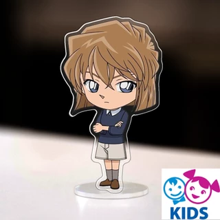 Mô hình đứng standee bằng arcrylic Thám Tử Lừng Danh Conan Shinichi Ran  Anime Chibi góc học tập cao 3cm ANISHOP