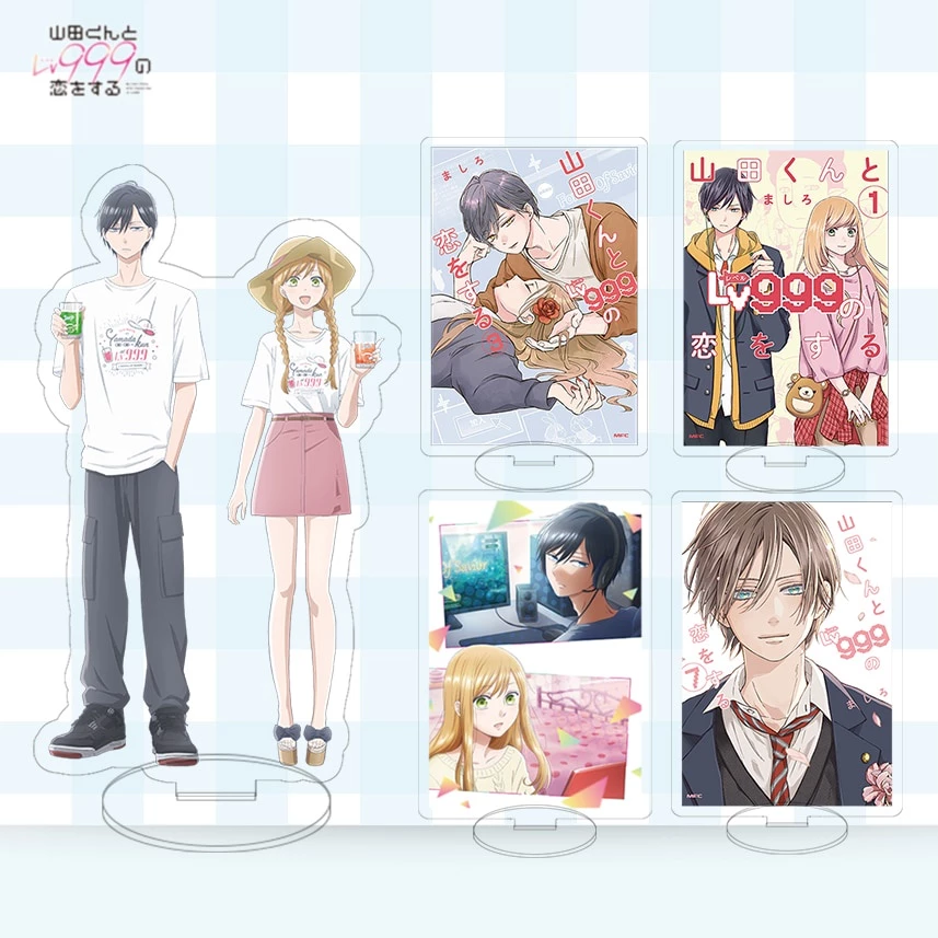 Mô hình Standee Anime My Love Story with Yamada-kun At Lv999 Acrylic Akito Yamada Kinoshita Akane Phụ kiện trang trí