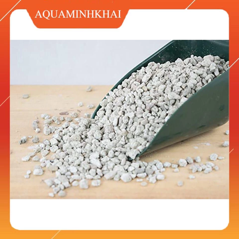 Đá pumice, đá bọt size 3-6mm (1kg) - Đá rãi mặt sen đá, trồng cây, terrarium