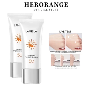 Lameila spf50 + kem chống nắng dưỡng ẩm làm sạch kem chống nắng chống nắng kem che khuyết điểm chống nắng bảo vệ da mặt