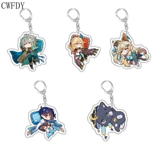 Móc khoá Game Genshin Impact Keychain Cute Figure Kirara Alhaitham Dottore Kaeya Diluc Kaveh