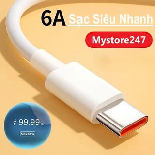 Dây Cáp Sạc Nhanh Xiaomi 33W / 67W / 120W/ 12W Sạc Nhanh Turbo Cực Chất Lượng Bảo Hành 1 Đổi 1 Trong Vòng 6 Tháng