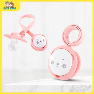 Dây đeo ti giả, gặm nướu silicon cho bé [Dài 25cm co dãn] [ RICE KIDS_Siêu thị cho bé ]