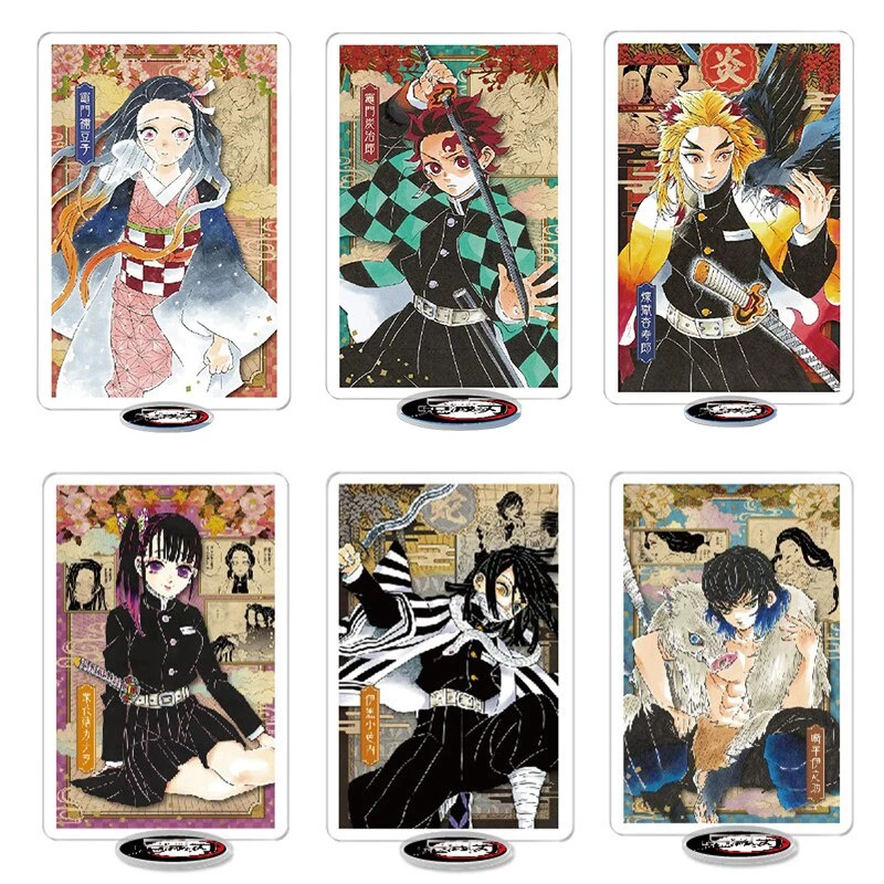 Mô hình Standee Thanh gươm diệt quỷ Demon Slayer Kimetsu no Yaiba Kamado Tanjirou Nezuko Agatsuma Zenitsu Inosuke