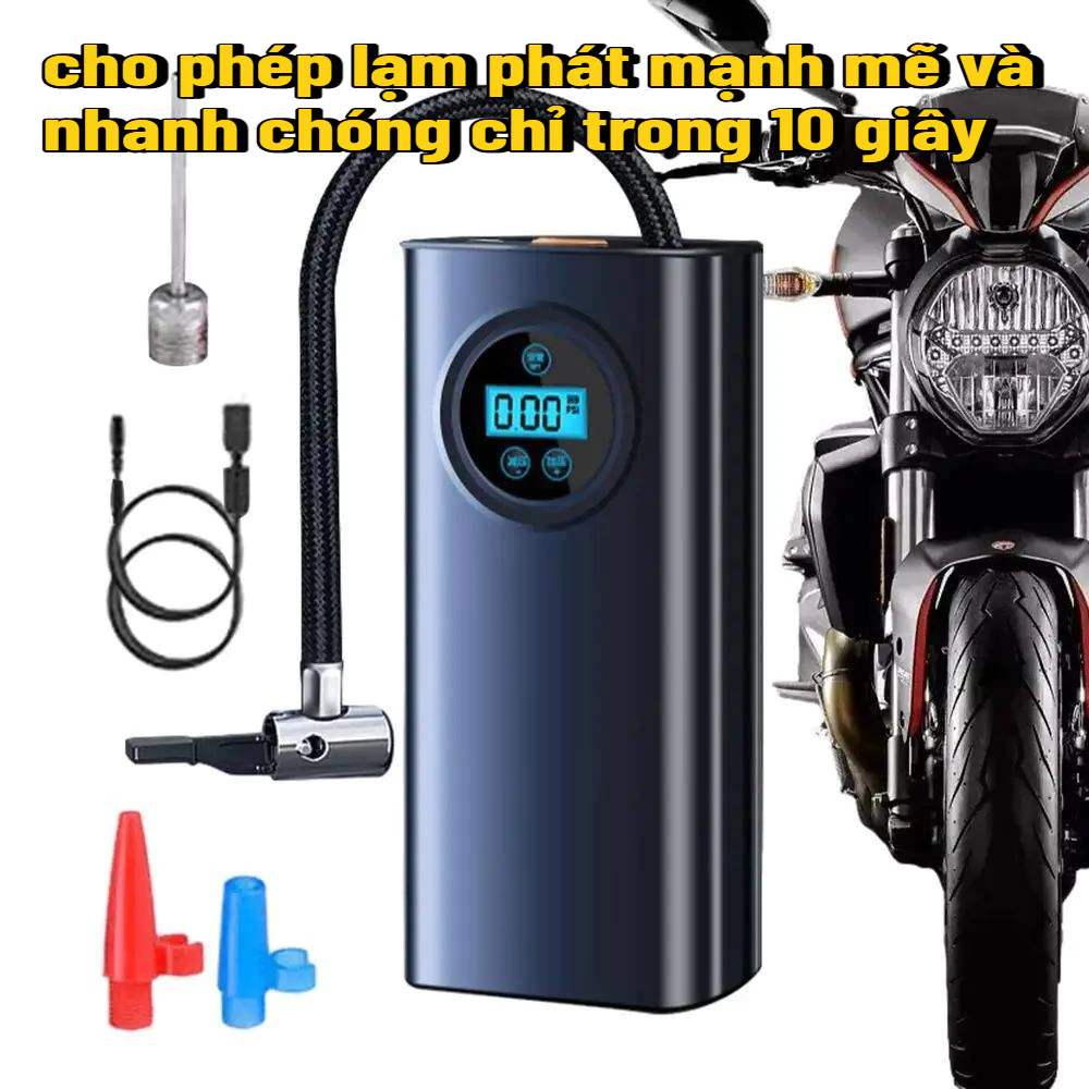 JIAYILIN Máy bơm lốp ô tô, Máy nén khí 120W 12V Máy bơm lốp ô tô tự động 150PSI Điện thông minh kỹ thuật số bơm hơi