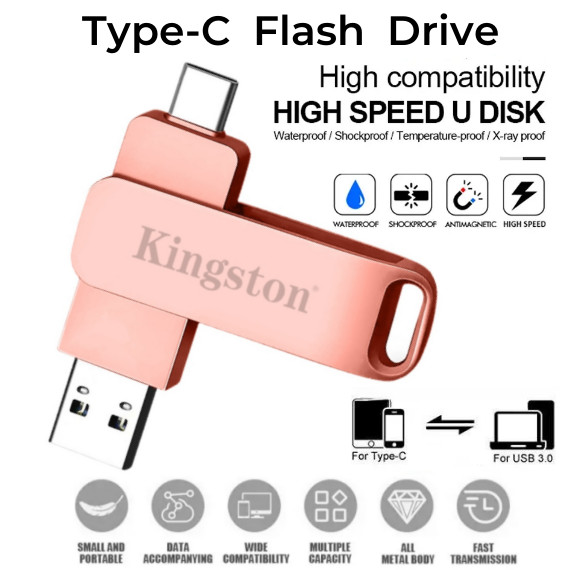 Ổ đĩa Flash TypeC Pendrive 1TB TypeC 512GB Usb Flash Drive cho điện thoại di…