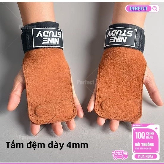 😊Găng Tay Tập GYM, Dây kéo lưng Lifting Straps đa năng hỗ trợ tập Gym, Deadlift, lên xà, nâng tạ🚀