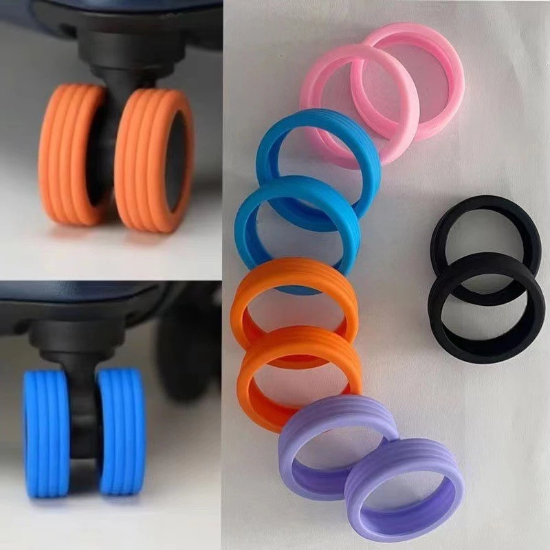 Vỏ Bọc Bánh Xe Vali Giảm Tiếng Ồn Chống Mòn Bánh Xe, Vòng Đệm Bánh Xe Vali Tiện Dụng Khi Du Lịch [ Hỏa Tốc HCM ]