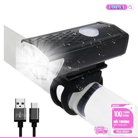 2-3 ngày nữa Đèn pin xe đạp siêu sáng chống nước bán chạy,Đèn LED tín hiệu gắn đầu và đuôi xe đạp