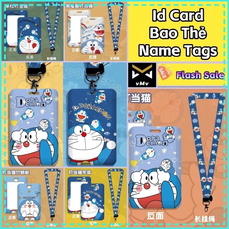 ✨ vMv ✨ DâY Đeo Thẻ Học Sinh Ngang Đựng Thẻ Đồ Đựng Card Thẻ Sinh Viên Ngang Bọc Thẻ Đeo NhâN ViêN