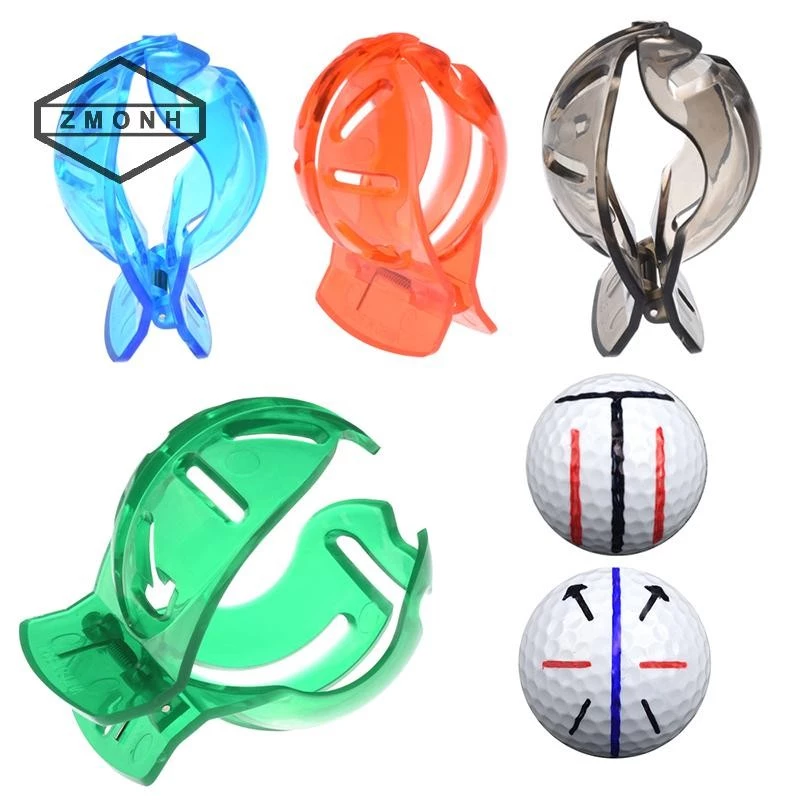 ZMONH Golf Line Marker Bản mẫu hai mặt Vẽ căn chỉnh Đánh dấu Công cụ đánh dấu Golf Scribe Marker Hỗ trợ huấn luyện thể thao * mới